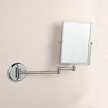 MMWYC Specchio for Trucco a Parete bifacciale Girevole Specchio for Trucco a Specchio Push-Pull e Specchio for Appendere Grande Specchio Pieghevole Specchio for Il Trucco del Bagno