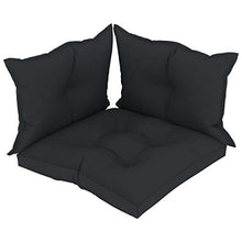 vidaXL - Cuscini per divano con pallet, 3 pezzi, colore: Antracite