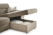 Casarreda Store Divano Letto angolare MOD. Vienna con penisola Reversibile Contenitore - Arredi Casa