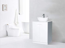 Mobile lavabo bianco a 2 ante, 600 mm, per lavabo da pavimento