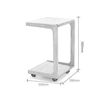 YIN YIN Mobilia Comodino - Tavolino Laterale in Legno da Salotto Tavolino da Angolo Tavolino da tè Tavolino da caffè sfoderabile Dimensioni della casa -34.5x39x58cm Durevole (Color : A)