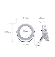 WM HD Specchio di ingrandimento Mini Luce Rotonda Bellezza LED Specchio Trucco Specchio Specchio - 11.5