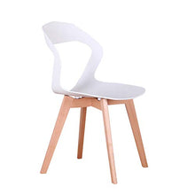 555 Un set di 4 sedie da pranzo sedie da caffè, openwork backrestsolid legno, struttura stabile Sedia da pranzo Sedia