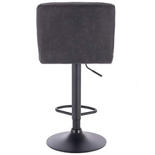 WOLTU BH112an-2 Coppia Sgabelli da Bar Ecopelle Vintage Sedia per Cucina Girevole Antracite