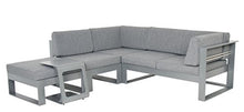Giardino Arredamento giardino divano lounge divano Stratos 2er-Elemento di alluminio