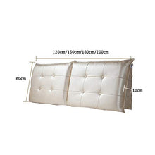 LXLIGHTS Capezzale Cuscino Testiera, Testiera Letto Matrimoniale bay Window Bed Wedge Back Support Pillow per Camera da Letto Divano Letto, 8 Colori, Personalizzabile