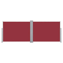 vidaXL - Tendone laterale estensibile, 100 x 1000 cm, colore: Rosso