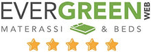 EVERGREENWEB - Materasso Singolo 80x190 alto 25cm con Topper in Memory Foam Med Sfoderabile + Cuscino Letto GRATIS, Lastra in Waterfoam Ortopedico a 7 Zone Differenziate doppio Lato Estivo e Invernale