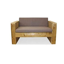Rowick - Divano in legno per esterni, stile traversa, in legno, trattato per uso esterno