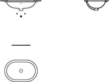 Ideal Standard Lavabo Incasso Collegare e5050ma, Bianco Ovale con Troppo Pieno 620 x 410 x 175 mm con Ideal Plus