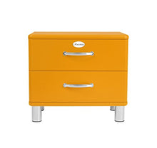 TENZO Comodino di Design, Arancione, 54 x 60 x 41 cm