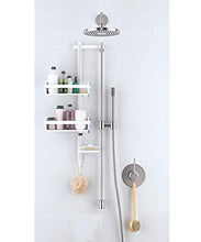 Umbra Flipside Portaoggetti da Bagno, Resina, Bianco, 76.2 x 20.32 x 11.43 cm