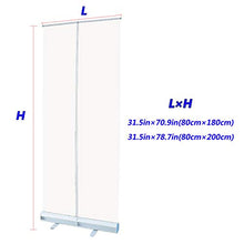 Barriera in PVC Trasparente Portatile, Divisore Pop Up in PVC Trasparente, Banner Roll Up Trasparente Portatile