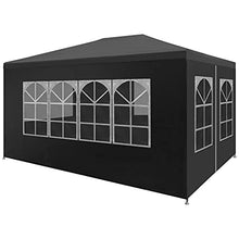 vidaXL Tendone Feste 3x4 m Antracite Padiglione Gazebo Tenda Pergolato Bersò
