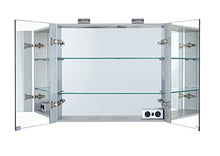 Generisch Neptun Focus - Armadietto a specchio in alluminio, 900 x 700 x 155 mm