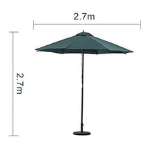 Parasole da Giardino per Esterni da 2,7 m, Grande ombrellone da Giardino in Alluminio, tettoia per ombrellone, Leggero, Resistente ai Raggi UV, per Tende da Spiaggia/Piscina/Patio/ripa