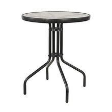 Tavolo da Giardino Rotondo in Ferro Antracite - 60cm - Tavolo da Giardino Nerano