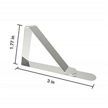 12 Packs Stainless Outdoor Tablecloth Clips, Flexible Picnic Tablecloth Holders, for Home, Dining, Picnic, Party and Wedding