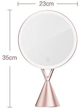 PYROJEWEL. Specchio da Tavolo Specchio cosmetico con Il Desktop Lampada LED 5X riempimento Lente di ingrandimento del Desktop Luce a LED Specchio Xuan - Una Visita Vale la Pena