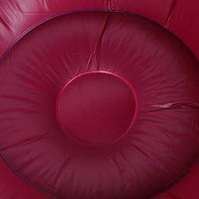 Fdit - Divano gonfiabile da esterno e interno, pieghevole, per lettura, divano singolo, ergonomico, per soggiorno, balcone, giardino, colore: rosso