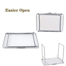 AWJ Tavolo Pieghevole con Maniglia per Il Trasporto Facile da Pulire e Piegare, Adatto per Giardino, Feste, Barbecue, Portatile, Risparmio di Spazio, Leggero, Durevole