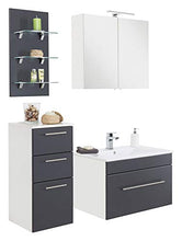 Set di mobili da bagno SANTINI 75 (4 pezzi) Antracita satinado