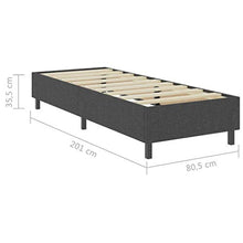 SKM Giroletto Grigio in Tessuto 80x200 cm (19.85kg)