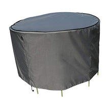 SORARA Copertura Protettiva per Tavola Rotonda, Grigio, Ø 153x90 cm