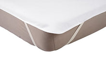 Amazon Basics - Coprimaterasso Impermeabile in Molton per Lettino, 70 x 140 cm, Bianco