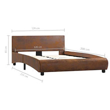 SKM Giroletto Marrone in Similpelle 120x200 cm