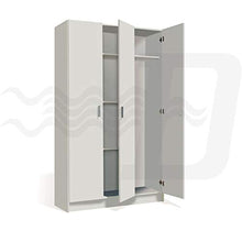 Dianhydro Armadio Multiuso con PORTASCOPE 3 Ante H cm 180 x L cm 108,8 x Pcm 37
