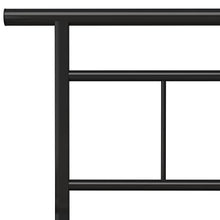 vidaXL Giroletto Nero in Metallo 180x200 cm