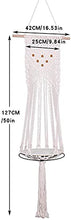 Sedie a Sospensione comode, Sedia Amaca Macrame Swing, Hanging Cotton Rope Swing Sedia, tappezzeria in Cotone