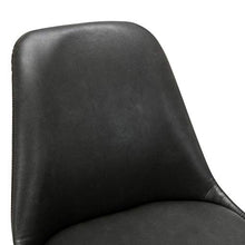 Booding - Set di 2 sedie per sala da pranzo, imbottite, per soggiorno, grigio
