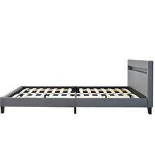 WYLZLIY-Home Struttura Letto Rete del Letto Bed Frames Bed Ecel Leather Bed Frames Classic Element Design LED Illuminazione Offre Una qualità Ideale del Sonno.