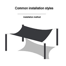 XIAOXIAO Rete ombreggiata Ombra Schermo Solare Spesso Criptato in Rete Schermo Succulento per Balcone per Tetto Schermo per Isolamento Termico per Auto Nero Multi Dimensioni (Size : 3x8m)