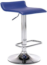 CLP Sgabello Bar Dyn Imbottito in Similpelle I Sedia Bancone Regolabile 60-78 CM I Sgabello Alto Girevole 360°, Colore:Grigio