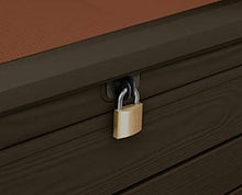 Keter Baule Brightwood Marrone 454 Lt In Resina Cm 145X69.7X60.3 H