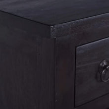 vidaXL Cassettiera in Legno Massello di Mogano