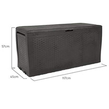 Curver Box da Giardino Keter Rattan 270l Antracite