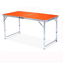 fgf GFRYY Tavolo da Picnic Pieghevole da 47 Pollici Tavolo da Picnic Portatile Regolabile in Altezza in Alluminio con Foro per Ombrellone E Maniglia per Il Trasporto, per Interni, Esterni,