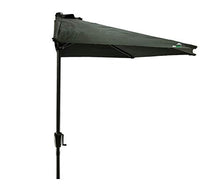 MaxxGarden - Ombrellone da giardino a parete, diametro 270 cm, colore nero