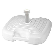 Supporto Resol ombrello parasole parasole Base Holder - di plastica bianca - Riempire con sabbia / acqua