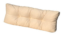 SET CUSCINI PER DIVANI PALLET BANCALI Seduta 120x80x15 cm + Schienale 120x42x10-18 cm - COLORE BEIGE CHIARO