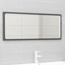 vidaXL Set Mobili da Bagno 2 pz Grigio Lucido in Truciolato
