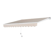 Outsunny Tenda da Sole Avvolgibile Impermeabile da Esterno in Poliestere 3×2,5m