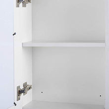 Beliani Moderno Armadietto a Muro da Bagno Nero a Specchio 88 x 40 x 35 cm Malaspina
