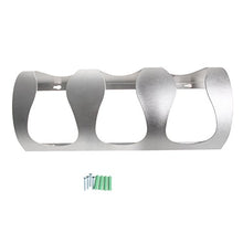 Henan - Supporto da parete in acciaio INOX, per 3/4 bottiglie