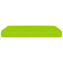 vidaXL Cuscino per Pouf su Pallet Verde Brillante in Tessuto