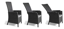 Allibert Vermont Poltrona Dining, Grafite/Grigio Freddo (Cuscino in Policotone), 64 x 68 x 107 cm